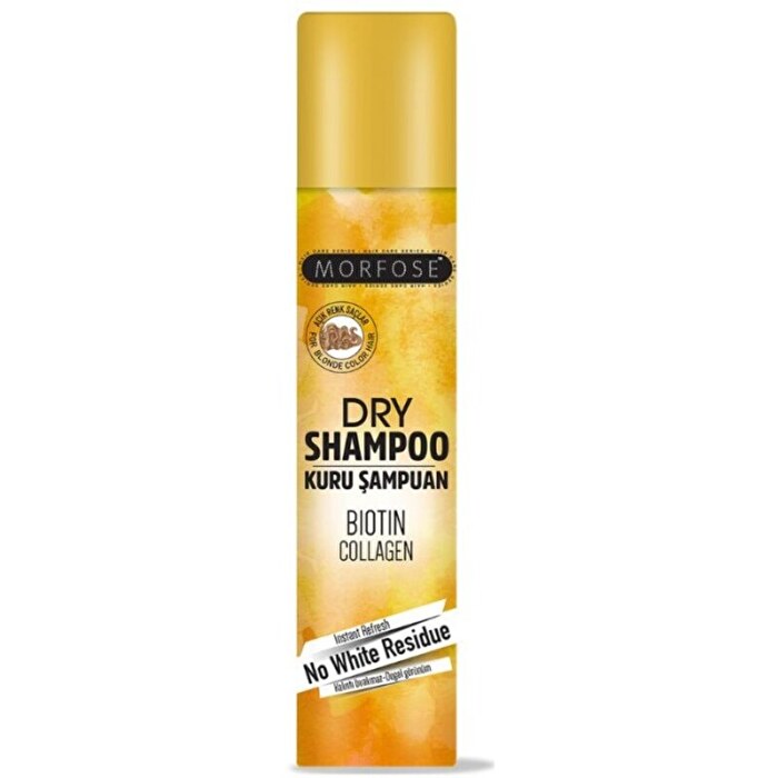 Morfose Dry Shampoo Biotin Collagen For Blonde Color Hair 200ml