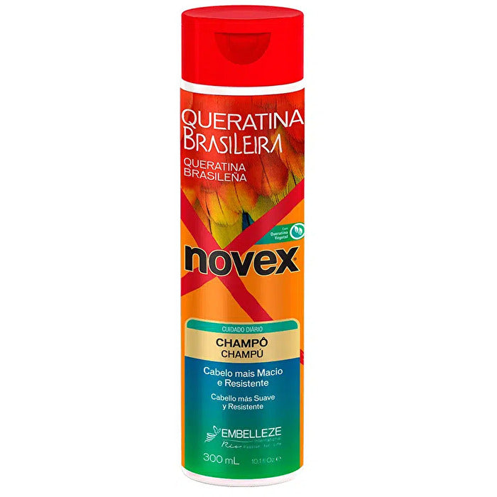 Novex Brazilian Keratin Shampoo - Dry And Damaged Hair 300ml