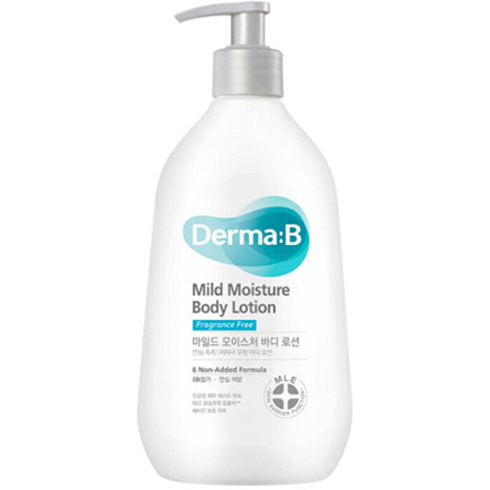 Derma:B Mild Moisture Body Lotion - Hydrating Body Lotion For Dry And Sensitive Skin 400ml