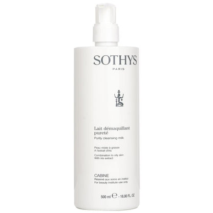 Sothys Purity Cleansing Milk - For Combination to Oily Skin, With Iris Extract (Salon Size) 500ml/16.9oz