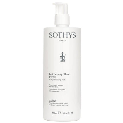 Sothys Purity Cleansing Milk - For Combination to Oily Skin, With Iris Extract (Salon Size) 500ml/16.9oz