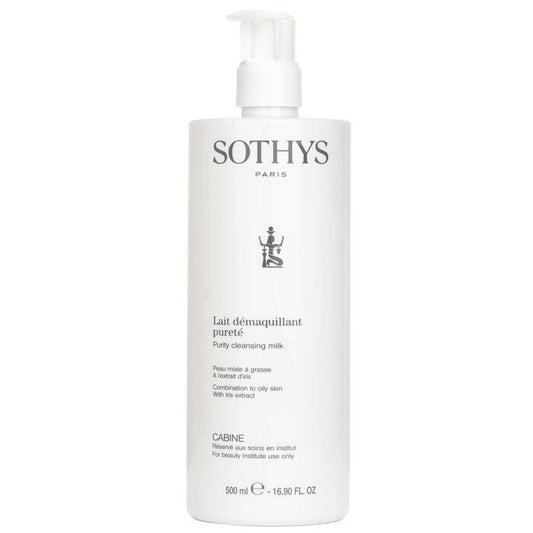 Sothys Purity Cleansing Milk - For Combination to Oily Skin, With Iris Extract (Salon Size) 500ml/16.9oz