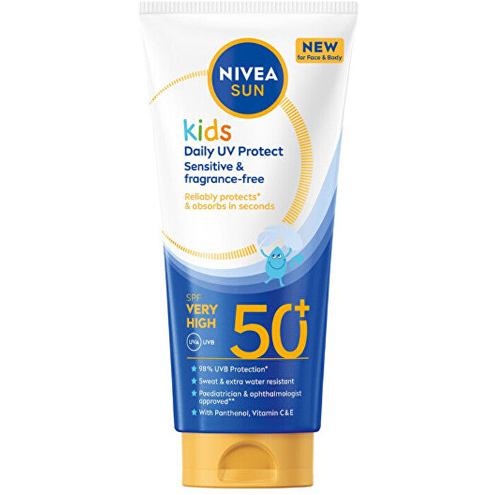 Nivea Kids Daily Uv Protect Milk Spf 50+ - Mleko Na Opalování 100ml