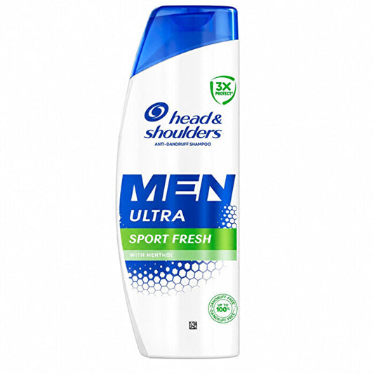 Head & Shoulders Men Ultra Sport Fresh Shampoo - Šampon Pro Muže Proti Lupům 300ml