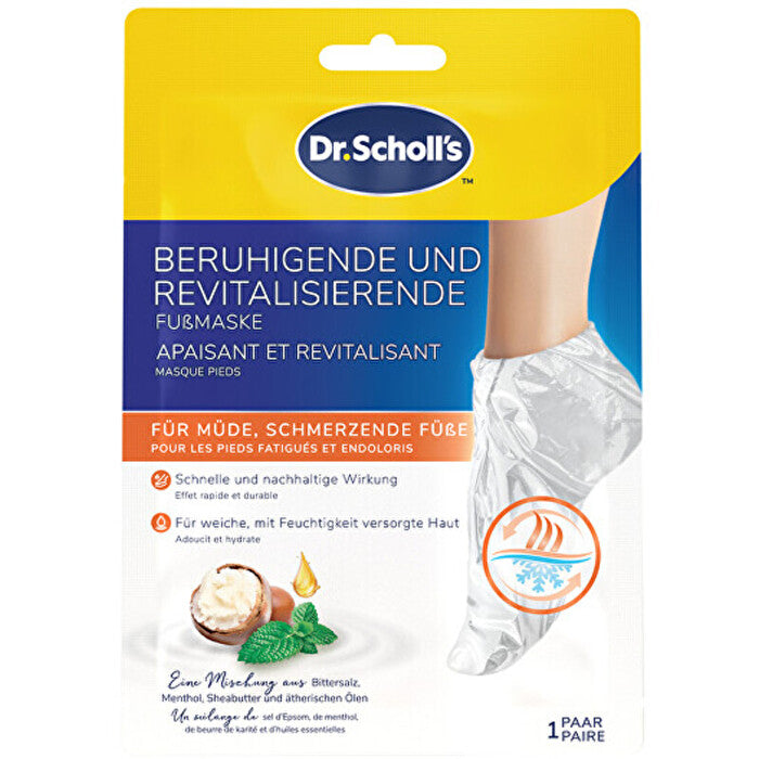 Scholl Pedimask™ Tired & Achy Feet ( 1 Pár ) - Zklidňující Maska Na Chodidla