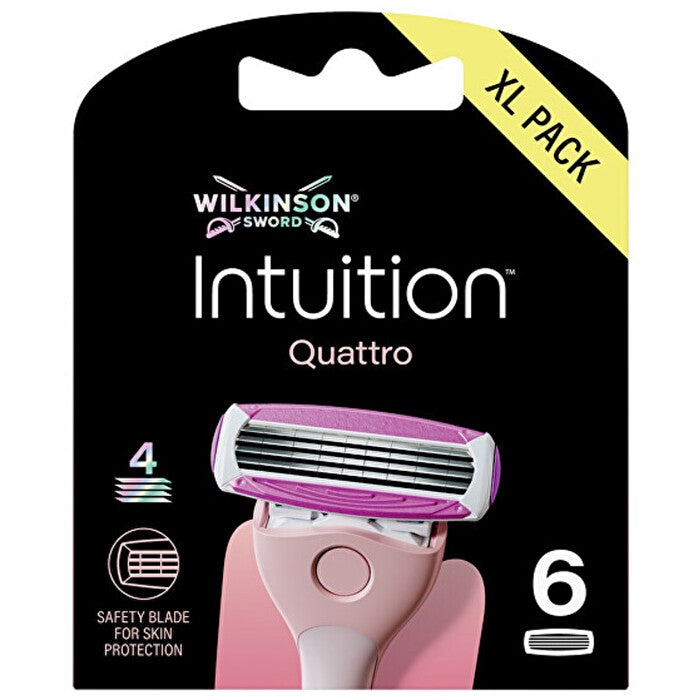 Wilkinson Sword Intuition Quattro ( 6 Ks ) - Náhradní Hlavice