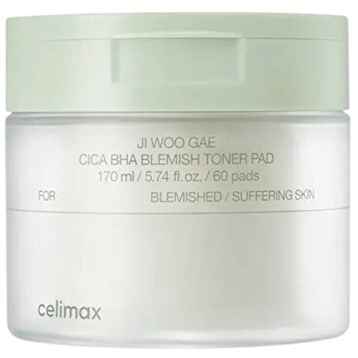 Celimax Cica Bha Blemish Toner Pad - Tonizační Tampony ( 60 Ks )
