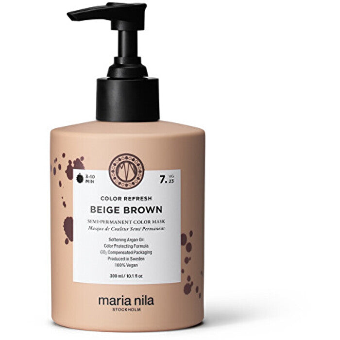 Maria Nila Color Refresh Beige Brown Mask 7.23 - Tónovací Maska 300ml