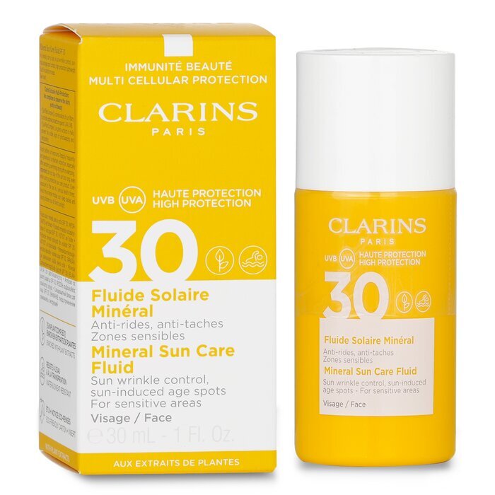Clarins Mineral Sun Care Fluid For Face SPF 30 - For Sensitive Areas 30ml/1oz