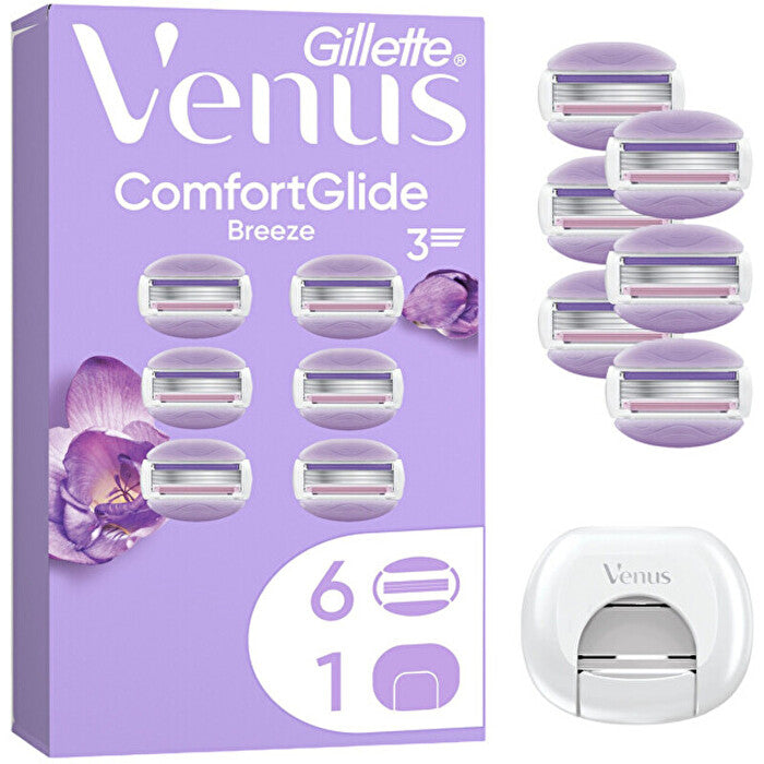 Gillette Comfortglide Breeze ( 6 Ks ) - Náhradní Hlavice & Kryt