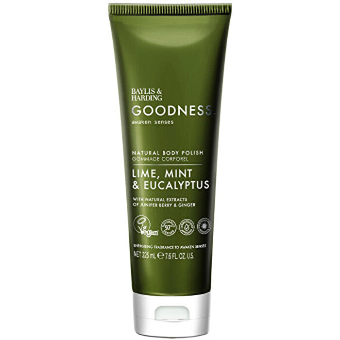 Baylis & Harding Goodness Awaken Body Peeling Limetka Máta & Eukalyptus - Tělový Peeling 225ml