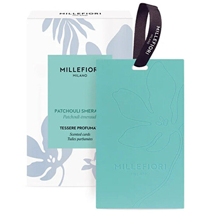 Millefiori Patchouli Smeraldo Scented Cards - Vonná Karta ( 3 Ks )