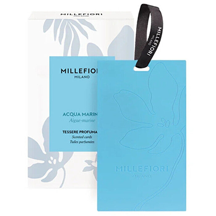 Millefiori Acqua Marina Scented Cards - Vonná Karta ( 3 Ks )