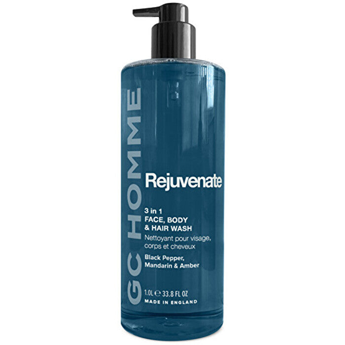 Grace Cole Homme Rejuvenate Body Wash ( Černý Pepř Mandarinka & Jantar ) - Mycí Gel 3v1 1000ml