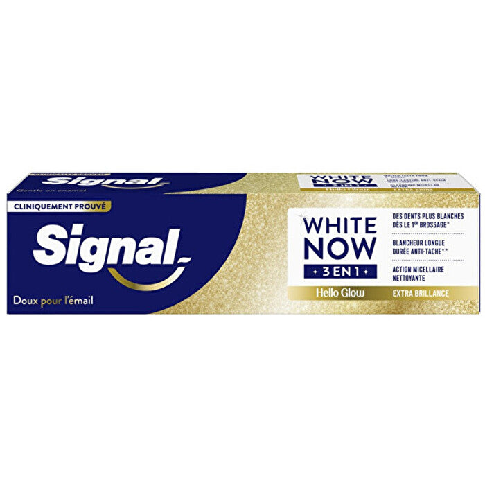 Signal White Now 3in1 Hello Glow - Bělicí Zubní Pasta 75ml