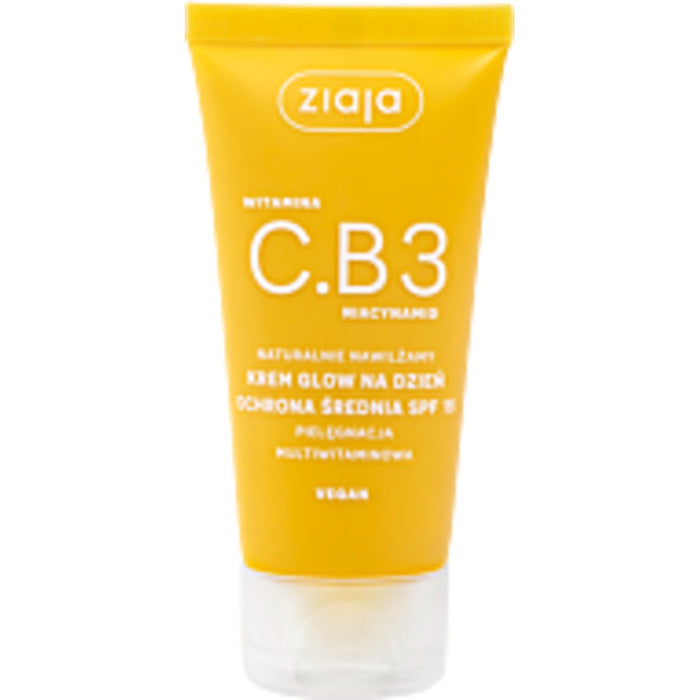 Ziaja Vitamin C.b3 Niacinamide Glow Day Cream Spf 15 - Energizující Denní Krem Pro Okamžite Probuzení 50ml