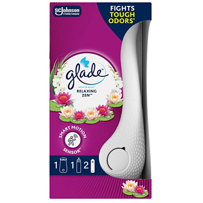 Glade Sense & Spray Relaxing Zen - Automatický Osvěžovač Vzduchu & Náplň 18ml