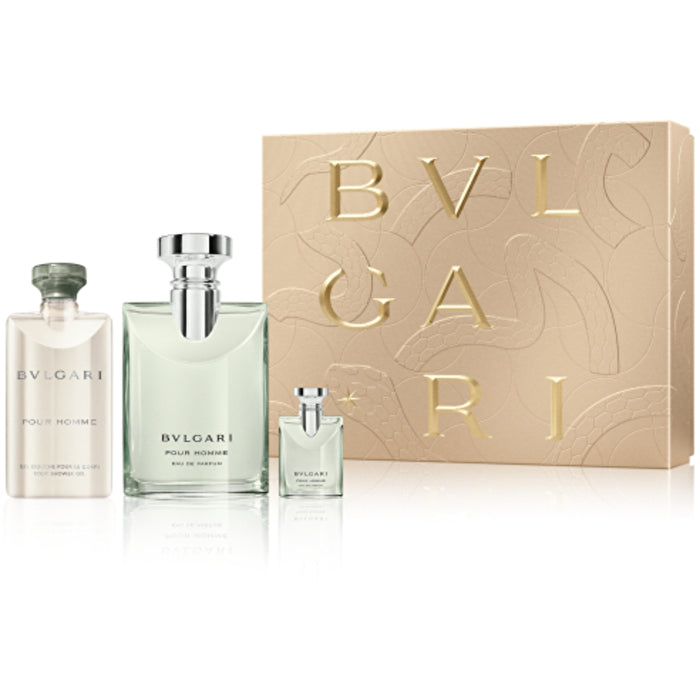 Bvlgari Pour Homme Dárková Sada Eau De Parfum 100ml Miniaturka Eau De Parfum 5ml A Sprchový Gel 75ml 100ml