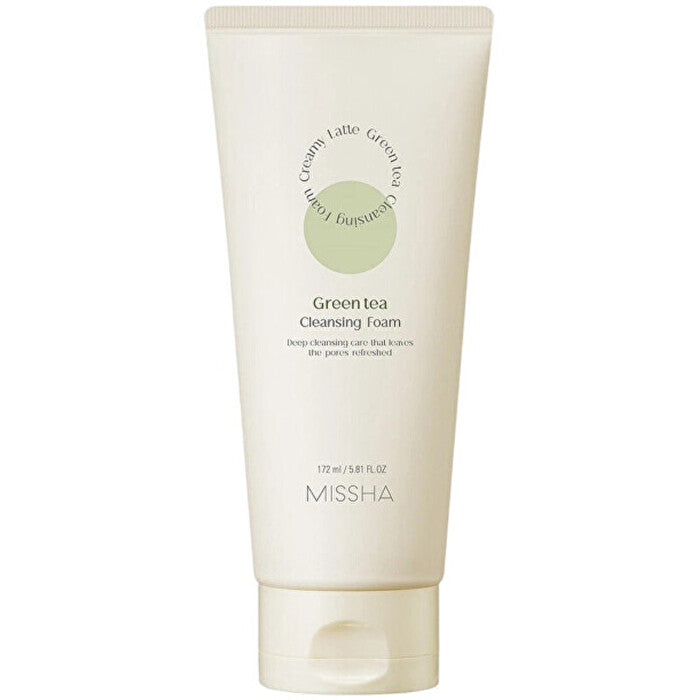 Missha Green Tea Cleansing Foam - Kremová čisticí Pěna 172ml