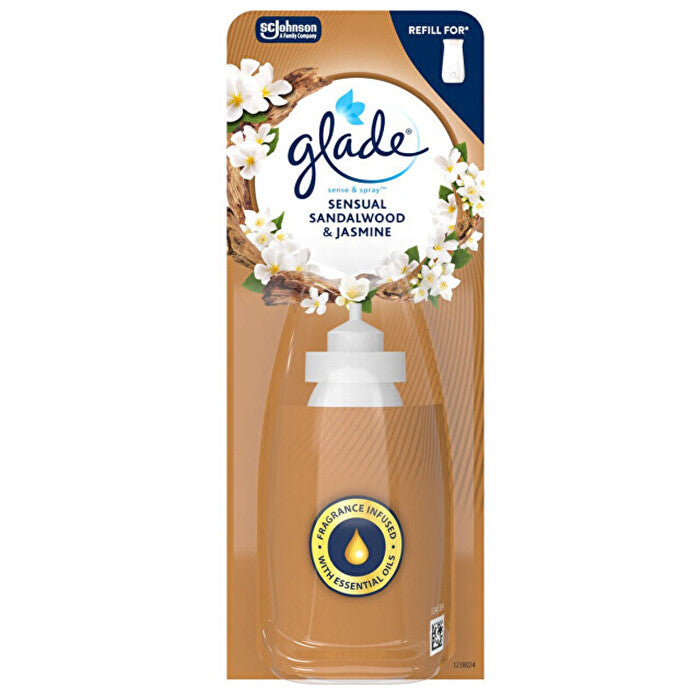 Glade Sense & Spray Sensual Sandalwood & Jasmine - Náplň Do Osvěžovače Vzduchu 18ml