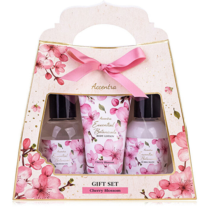 Accentra Cherry Blossom Essential Botanical Gift Box - Dárková Sada V Krabičce S Uchem