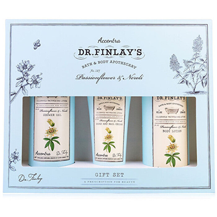 Accentra Passionflower & Neroli Dr. Finlay`s Bath Care Set - Dárková Sada Koupelove Peče