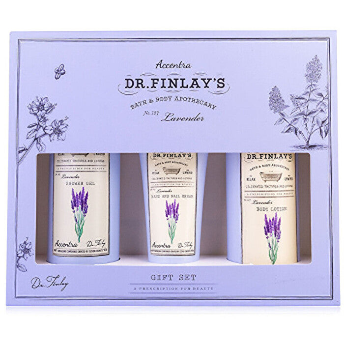 Accentra Lavender Dr. Finlay`s Bath Care Set - Dárková Sada Koupelove Peče