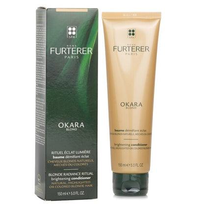 Rene Furterer Okara Blond Brightening Conditioner Natural Highlighted Or Colored Blonde Hair 150ml