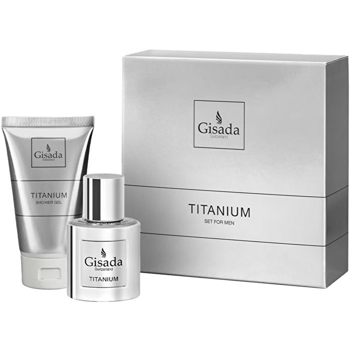 Gisada Titanium Dárková Sada Eau De Parfum 50ml A Sprchový Gel 100ml 50ml