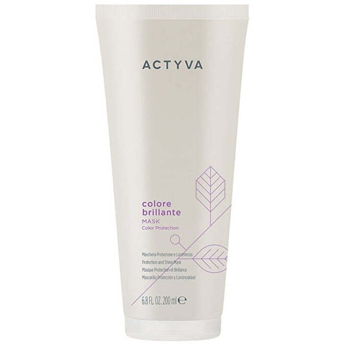 Kemon Actyva Colore Brillante Protection And Shine Mask - Posilující Maska Pro Lesk A Ochranu Barvených Vlasů 1000ml