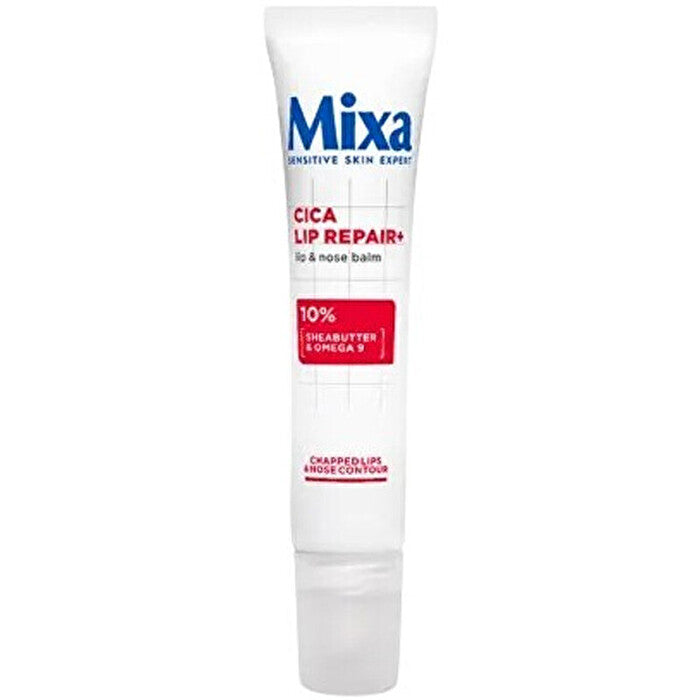 Mixa Cica Lip Repair+ Lip & Nose Balm - Balzám Na Rty A Okolí Nosu 10ml