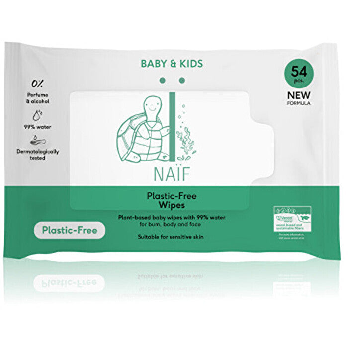 Naif Wipes - Vlhčene Ubrousky Pro Děti A Miminka 54 Ks