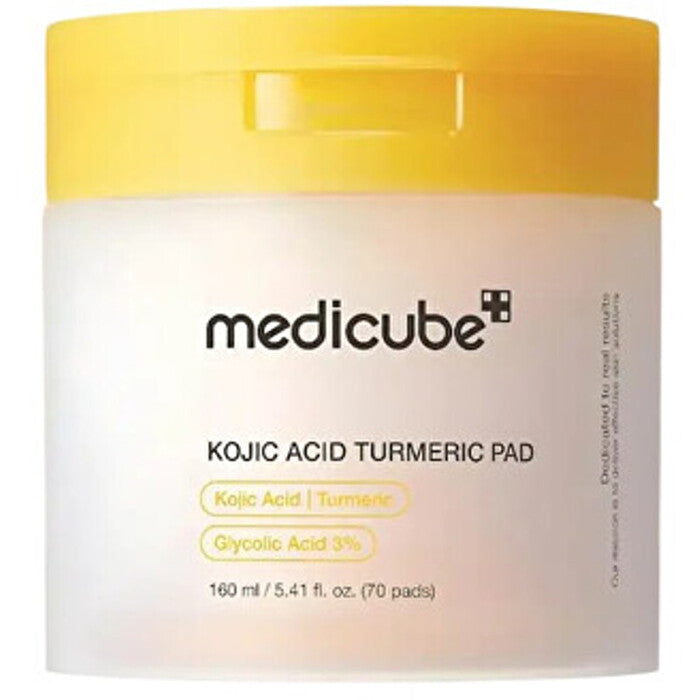 Medicube Kojic Acid Turmeric Toner Pad - Tonizační Tampony ( 70 Ks )