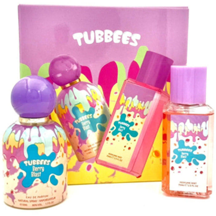 Tubbees Berry Blast Dárková Sada Eau De Parfum 50ml A Tělový Sprej 75ml 50ml