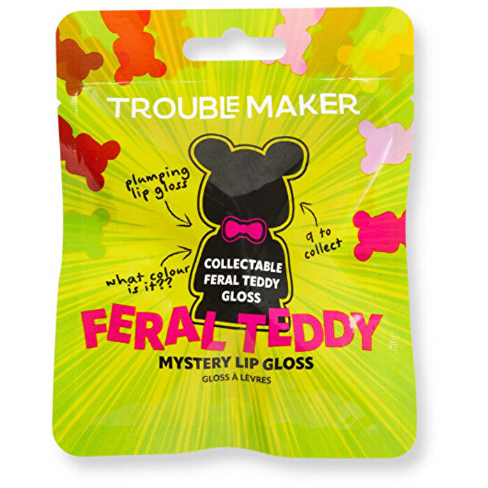 Trouble Maker Feral Teddy Mystery Plumping Lip Gloss - Lesk Na Rty 1.1ml