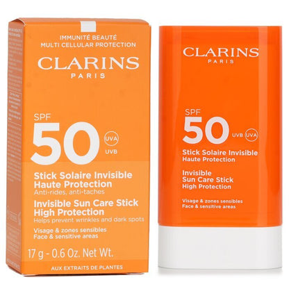Clarins Invisible Sun Care Stick SPF50 High Protection - For Sensitive Areas (Random Packaging) 17g/0.6oz
