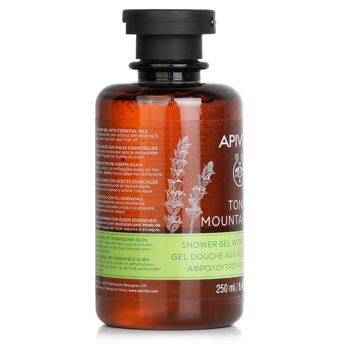 Apivita Tonic Mountain Tea Shower Gel 250ml