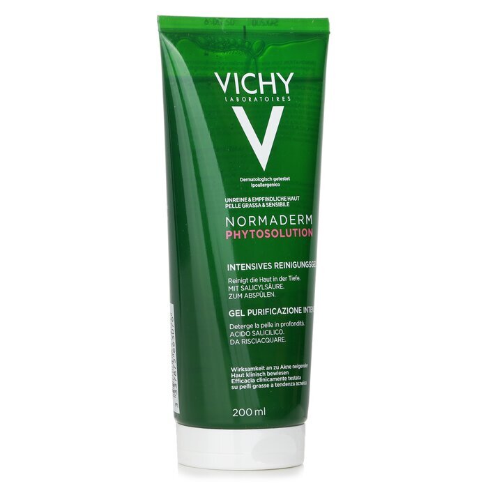 Vichy Normaderm Phytosolution Inten. Purifying Gel Oily Skin To Sensitive Skin 200ml