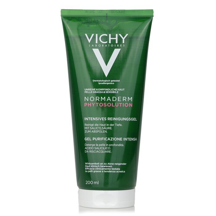 Vichy Normaderm Phytosolution Inten. Purifying Gel Oily Skin To Sensitive Skin 200ml