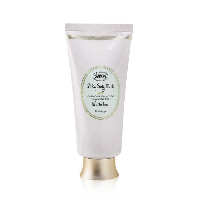 Sabon Silky Body Milk - White Tea 200ml/7oz