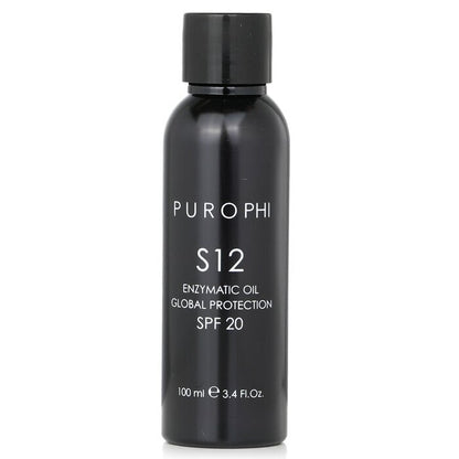 Aceite enzimático PUROPHI S12 con protección global FPS 20 (resistente al agua) 100 ml/3,4 oz