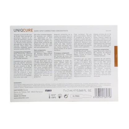 Skeyndor Uniqcure Dark-spot Correcting Concentrate Set 7x 2ml 14ml
