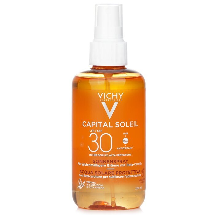 Vichy Protective Spray With Beta-carotene Spf 30 Ideal Soleil ( Solar Protective Water) 200ml 200ml