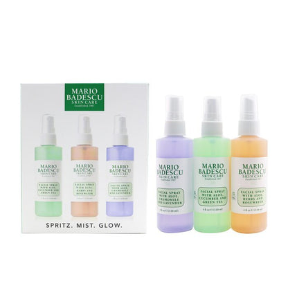 Mario Badescu Spritz Mist & Glow Set 3x118ml 354ml