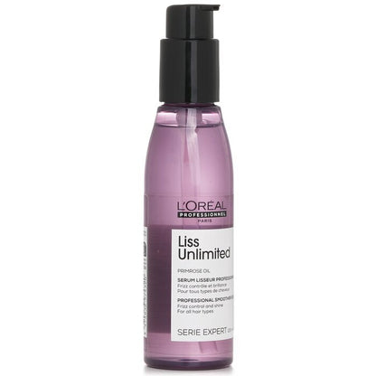L'Oreal Professionnel Serie Expert - Liss Unlimited Primrose Oil Frizz Control & Shine Smoother Serum (All Hair Type) 125ml/4.2oz