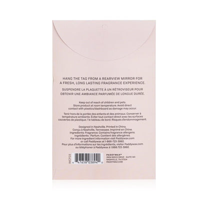 Fragancia para coche Paddywax Impressions - Love Ya, paquete de 2