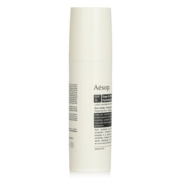 Aesop Sage & Zinc Facial Hydrating Lotion Spf15 50ml