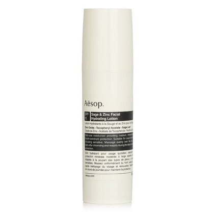 Aesop Sage & Zinc Facial Hydrating Lotion Spf15 50ml