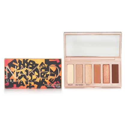 Urban Decay Naked Half Baked Mini Eyeshadow Palette: 6x Eyeshadow (Rollin',Half Baked,Rocky,Buck Off,Breadwinner,Edible) 6x0.8g/0.02oz