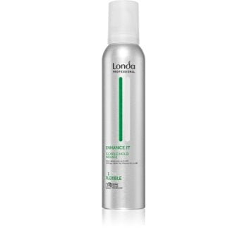 Londa Professional Enhance It Flexible Hold Mousse - Foam Hardener For Hair Flexibility 200ml